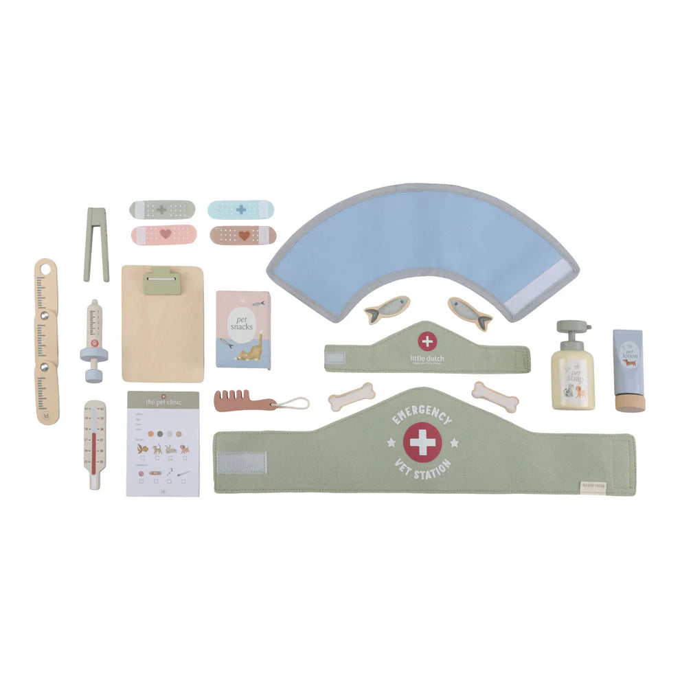 Little Dutch Wooden Play Veterinary Set