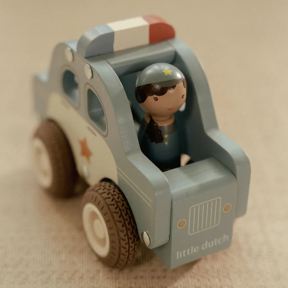 Little Dutch Wooden Police Car