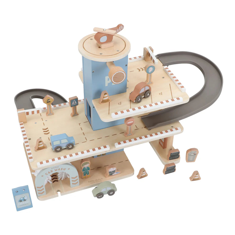 Little Dutch Wooden Play Garage