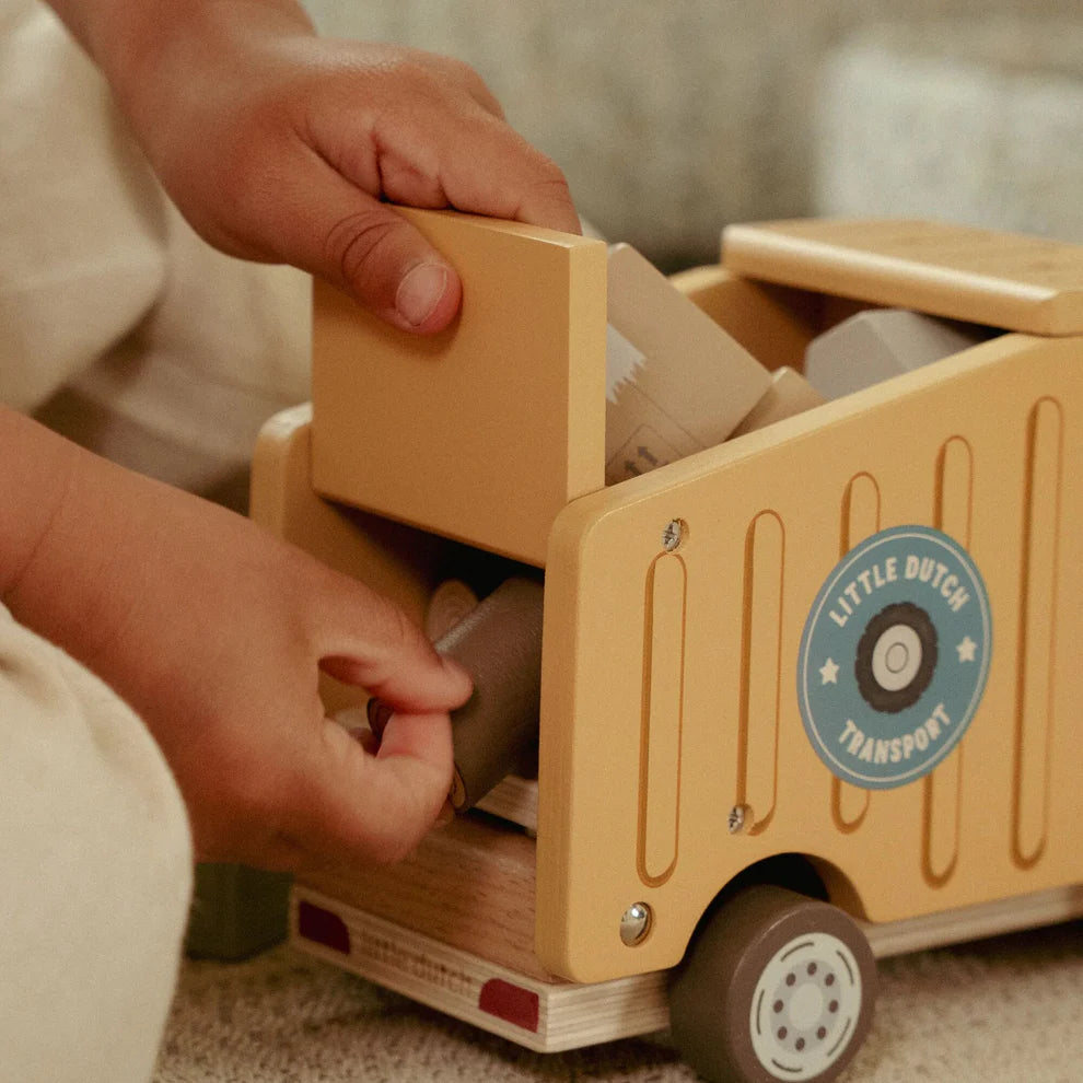 Little Dutch Wooden Dump Truck