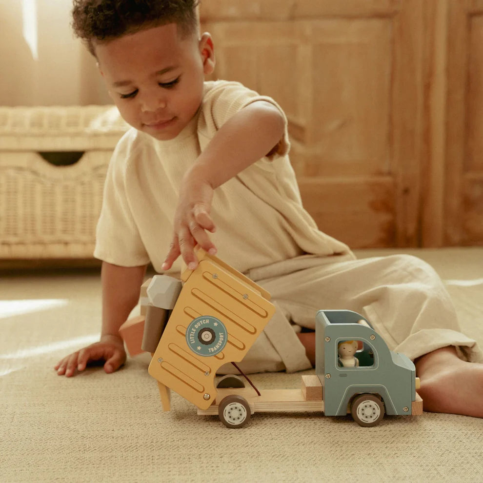 Little Dutch Wooden Dump Truck