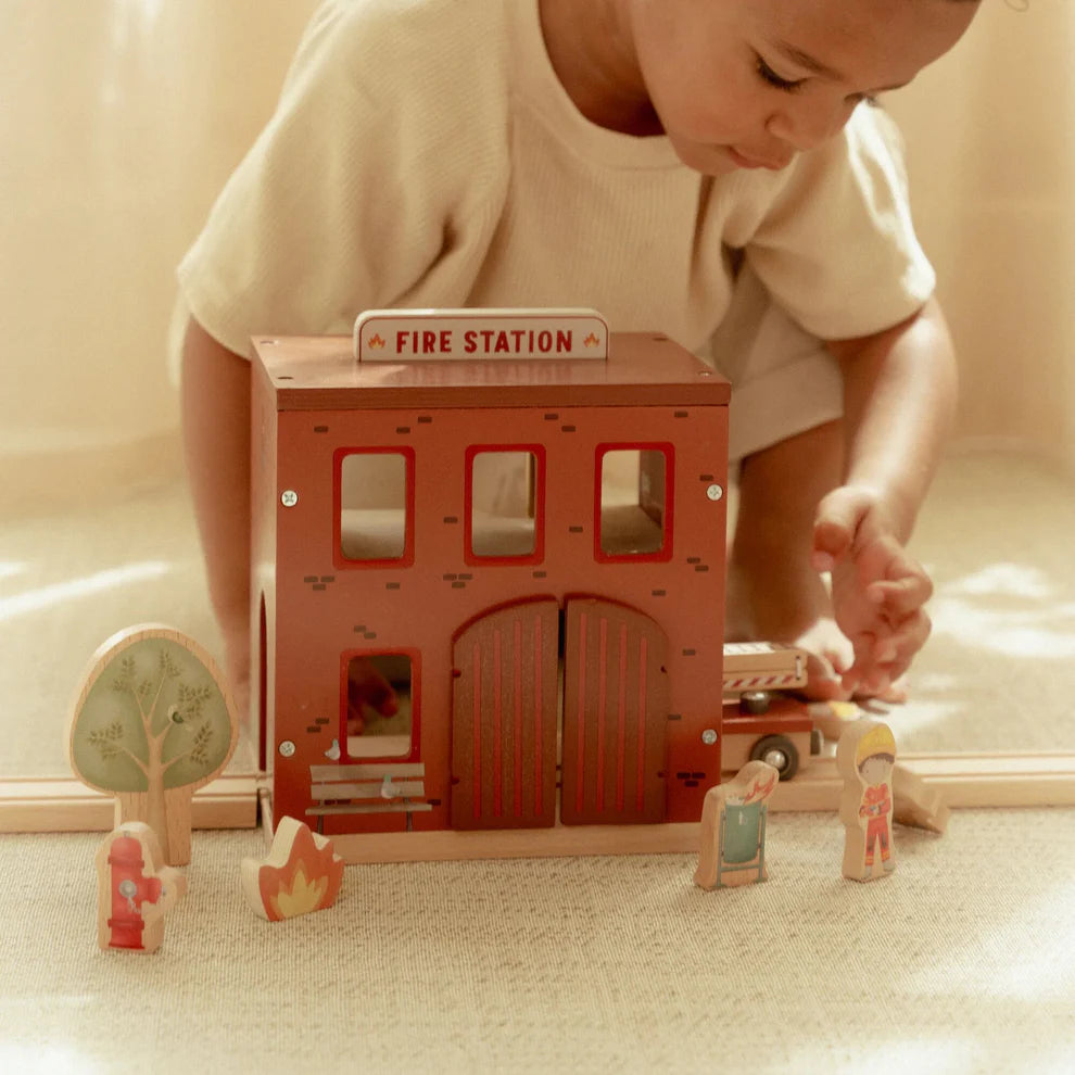Little Dutch Wooden Fire Station