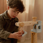 Little Dutch Wooden Crane and Train Track Set