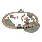 Little Dutch Wooden Train Track Set