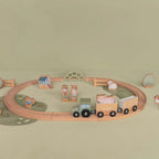 Little Dutch Wooden Train Track Set
