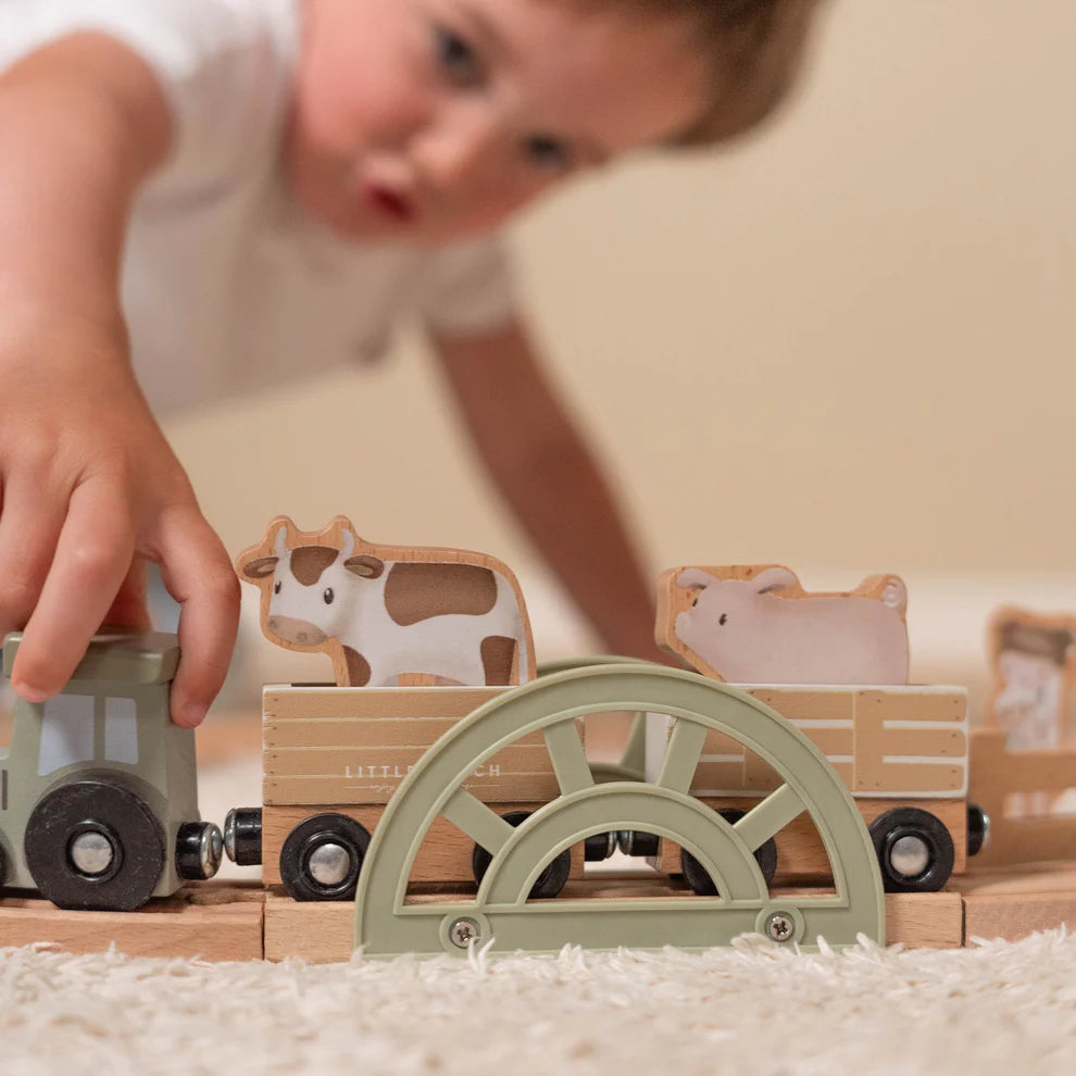 Little Dutch Wooden Train Track Set