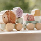 Little Dutch Wooden Stacking Train Hedgehog