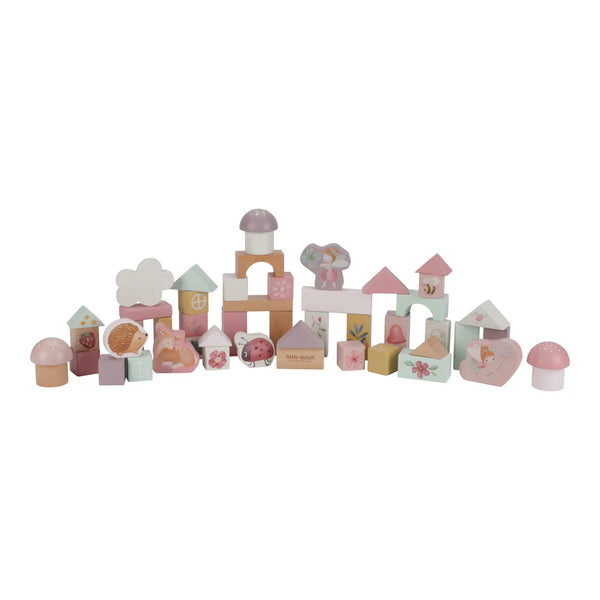Little Dutch Wooden Building Block Set - Fairy Garden