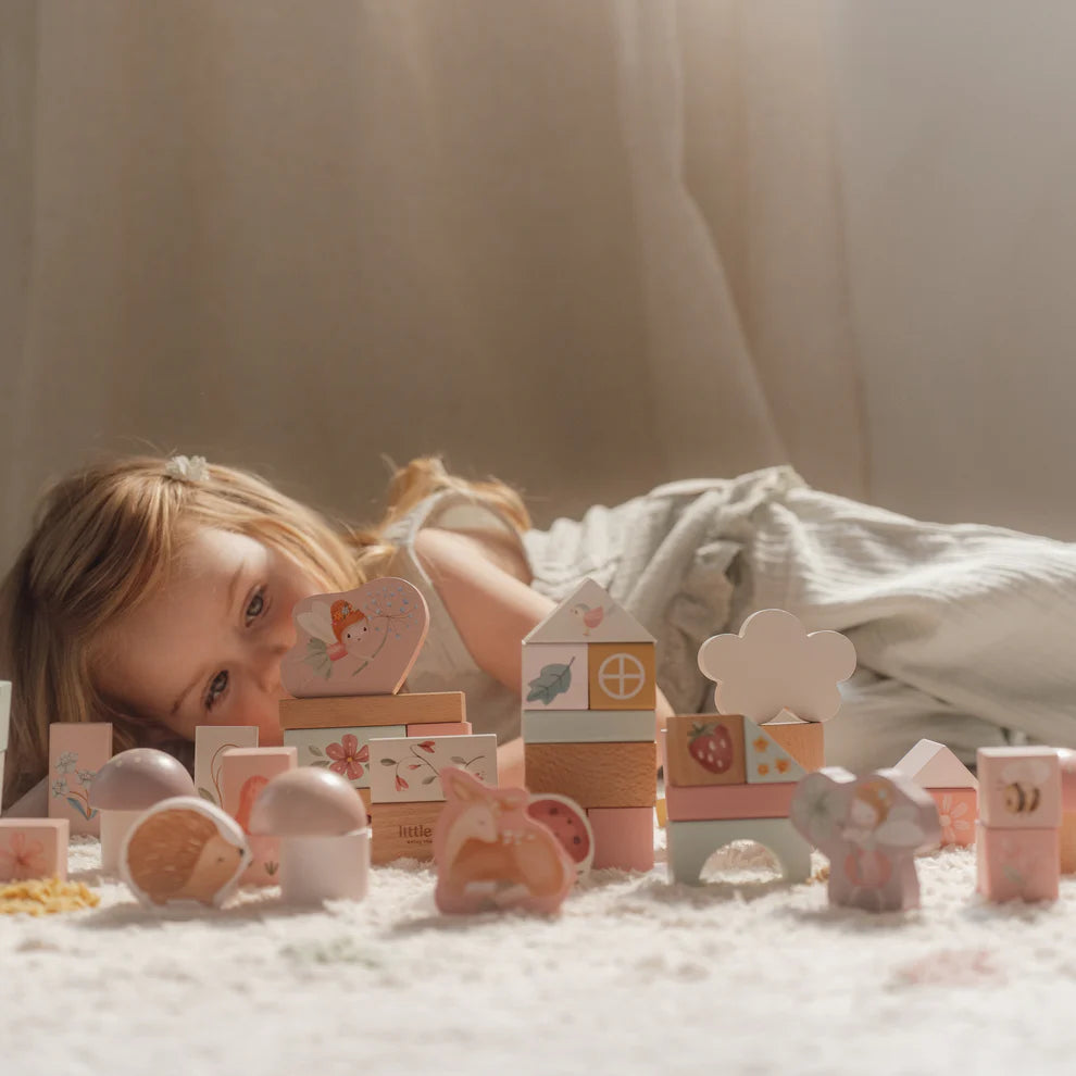 Little Dutch Wooden Building Block Set - Fairy Garden