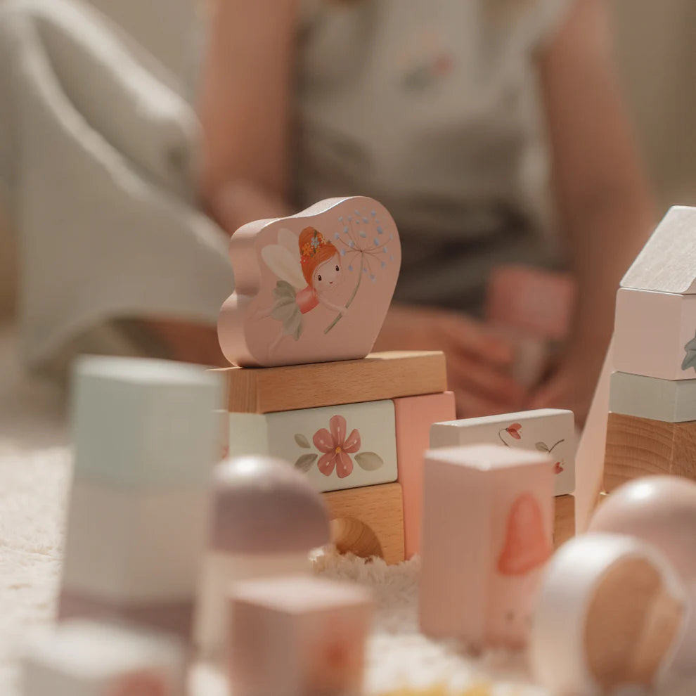 Little Dutch Wooden Building Block Set - Fairy Garden