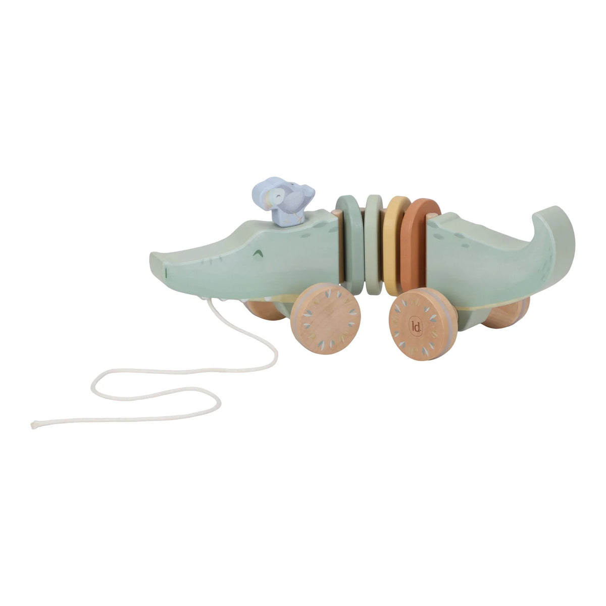 Little Dutch - Safari Friends Wooden Pull Animal
