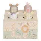 Little Dutch - Safari Friends Wooden Pop-Up Toy
