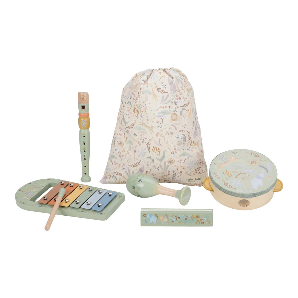 Little Dutch Safari Friends Music Set - Assorted
