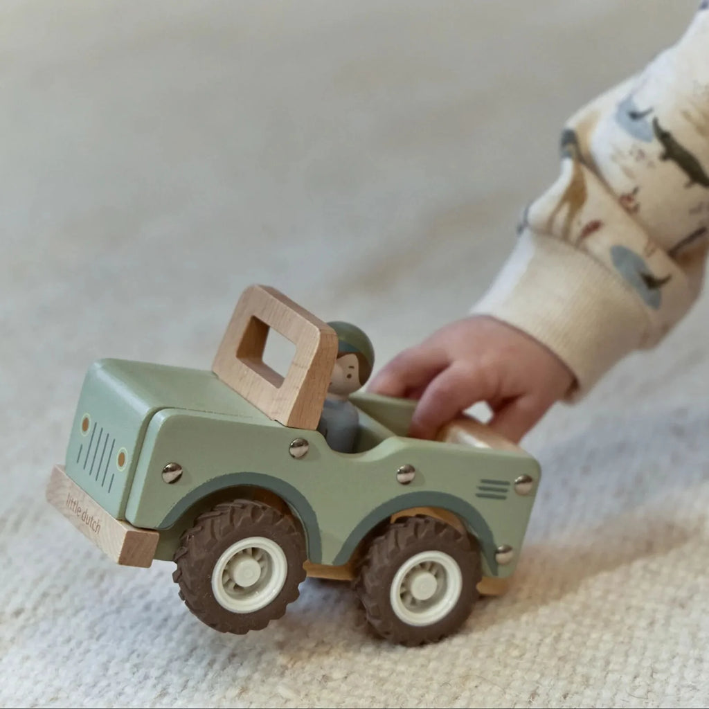 Little Dutch - Wooden Safari Car