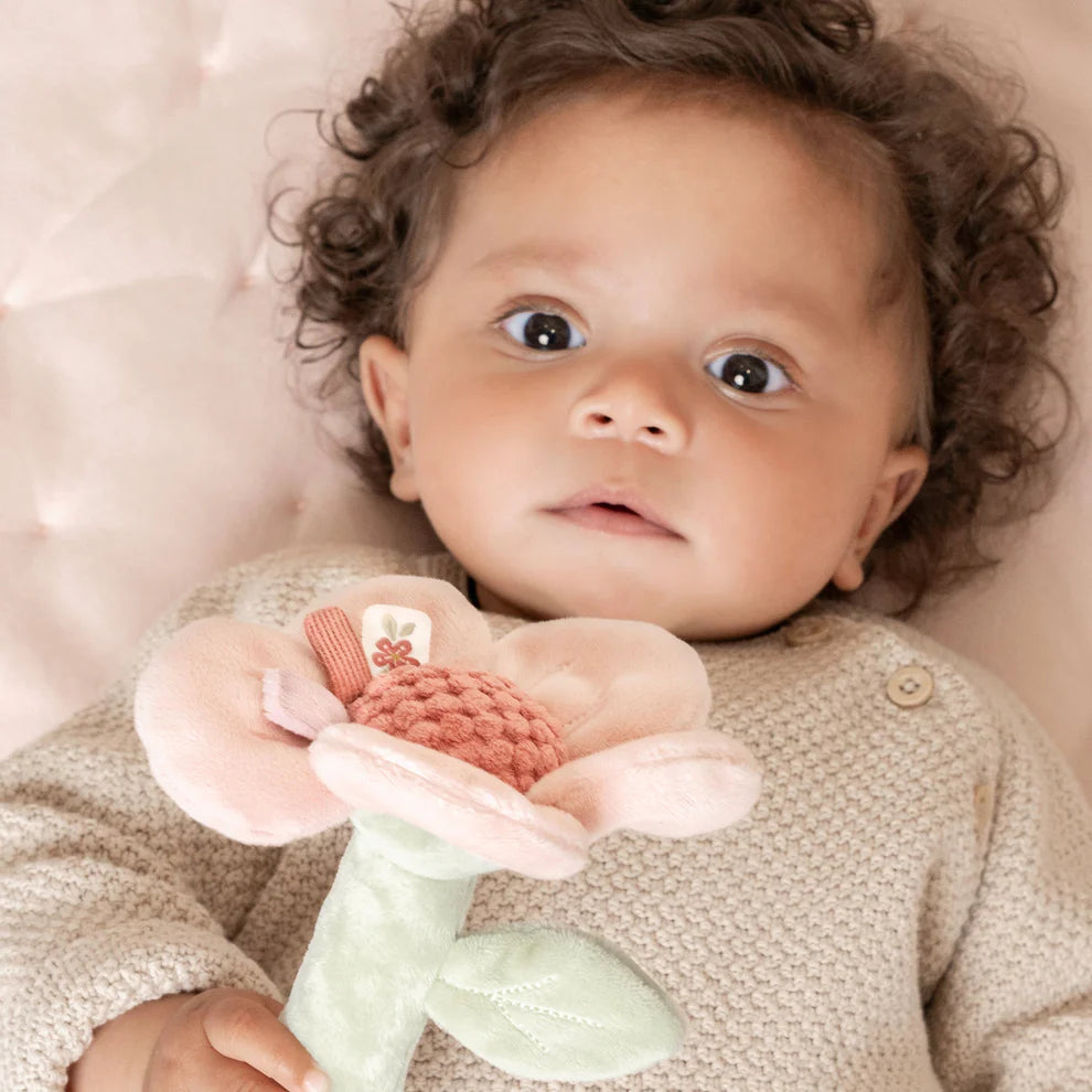 Little Dutch Flower Rattle - Pink