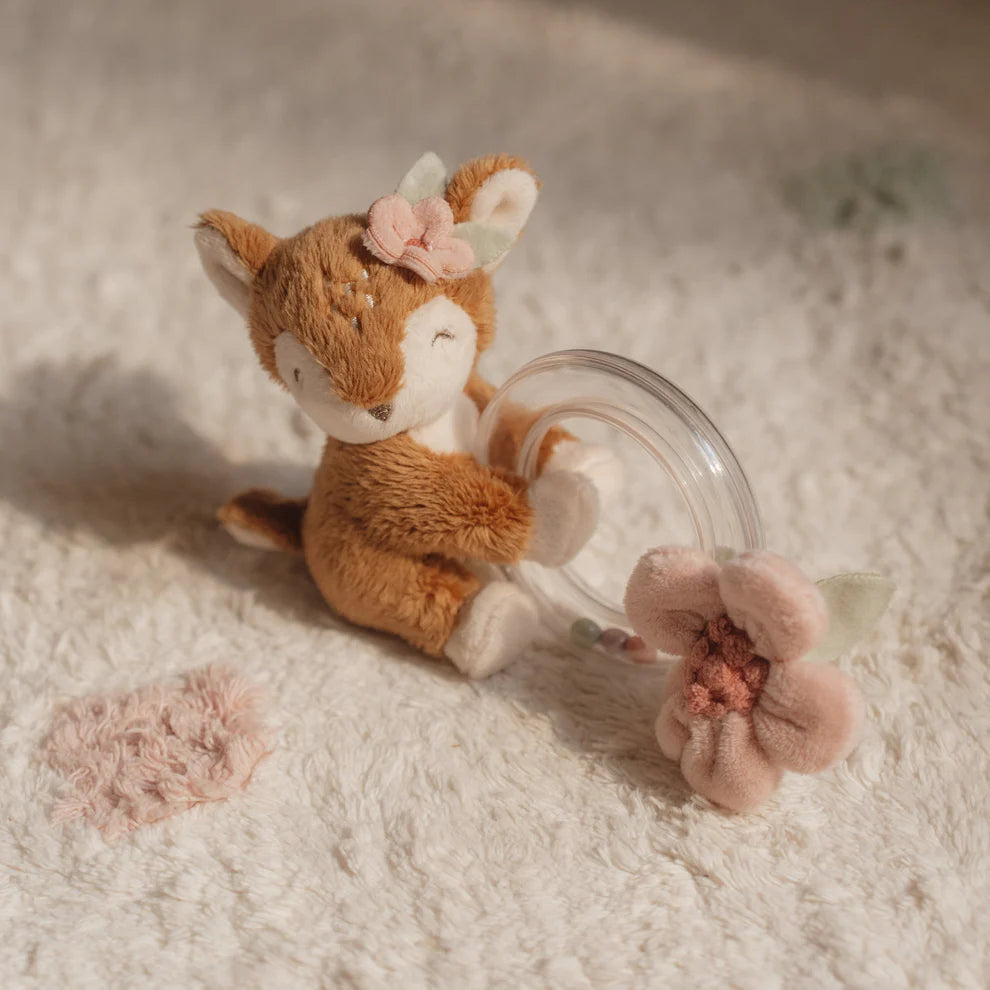 Little Dutch Soft Ring Rattle Deer - Fairy Garden