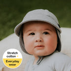 Bedhead Legionnaire Hat with Strap - Grey Marle