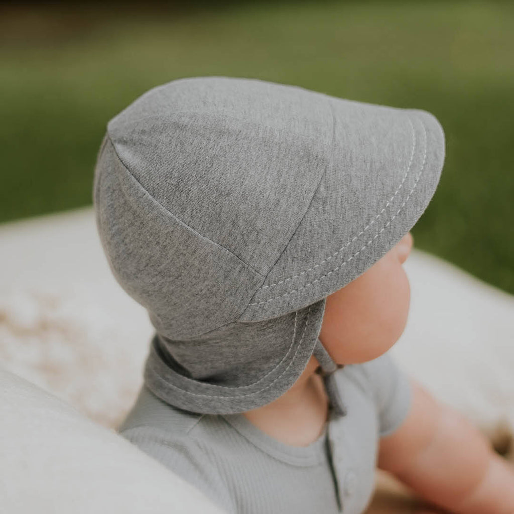 Bedhead Legionnaire Hat with Strap - Grey Marle