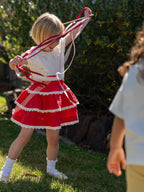 Goldie + Ace Laura Puff Sleeve Collar T-Shirt