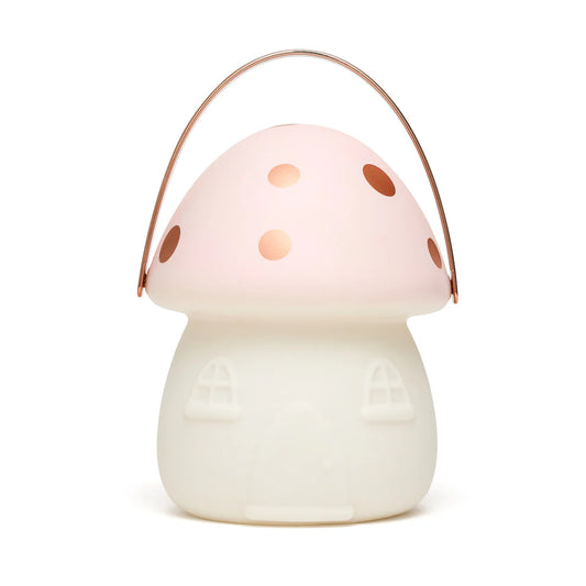 Little Belle Nightlights -Fairy House Carry Pink & Rose Gold