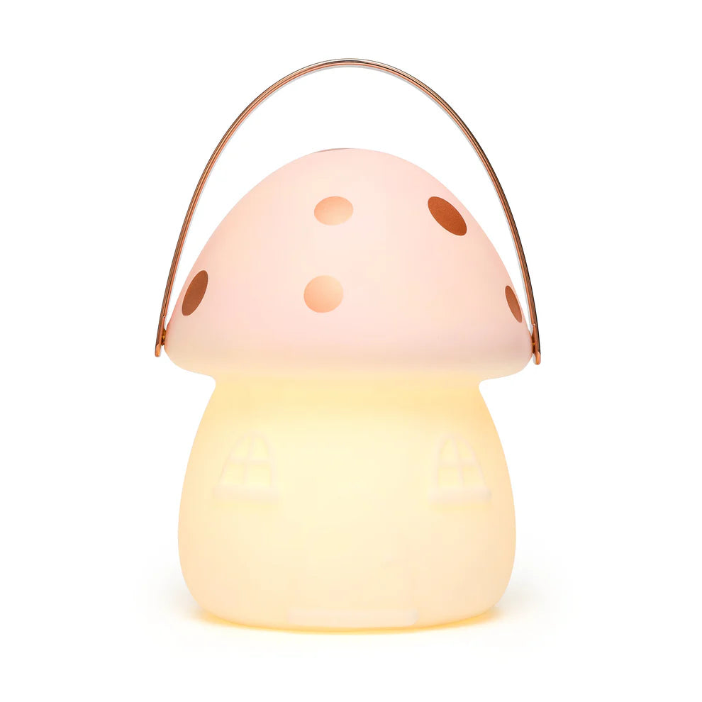 Little Belle Nightlights -Fairy House Carry Pink & Rose Gold