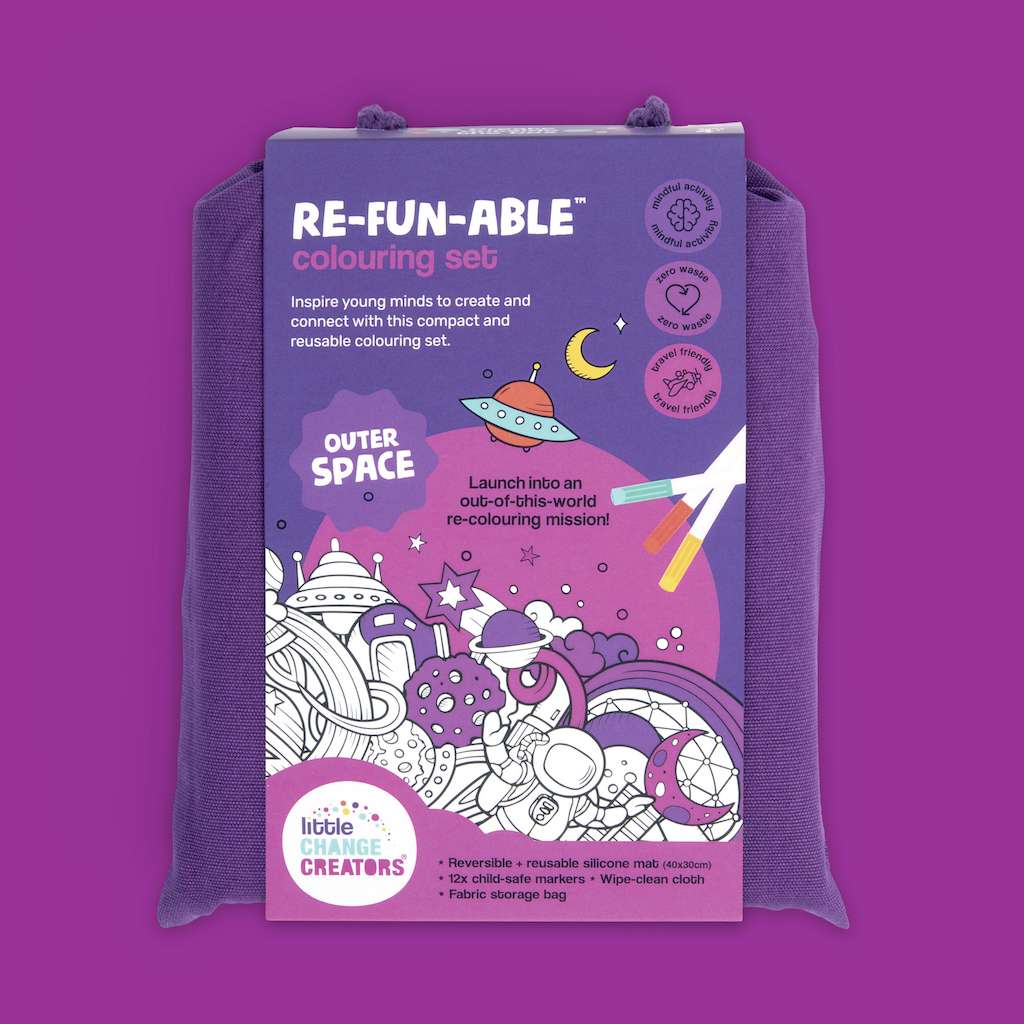 Little Change Creators RE-FUN-ABLE Colouring Set - Assorted