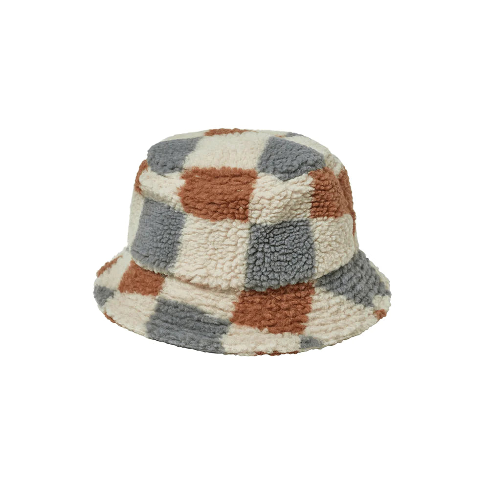 RYLEE + CRU  || Shearling Check Bucket Hat