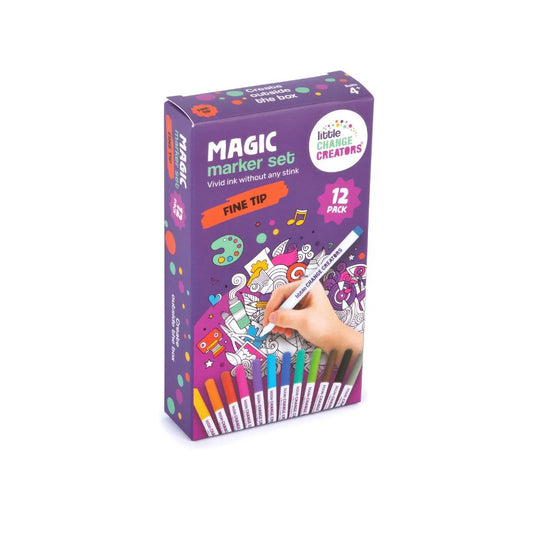 Little Change Creators RE-FUN-ABLE FINE TIP - Magic Marker Set