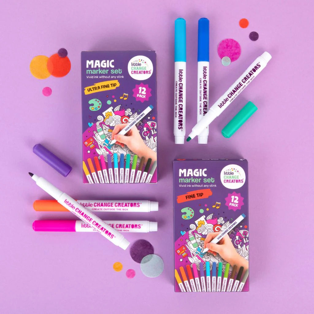 Little Change Creators RE-FUN-ABLE FINE TIP - Magic Marker Set