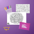 Little Change Creators Pocket Reusable Colouring In Set - Assorted