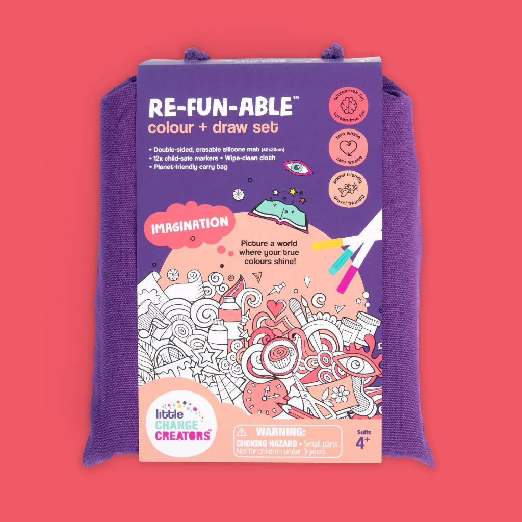 Little Change Creators RE-FUN-ABLE Colouring Set - Assorted