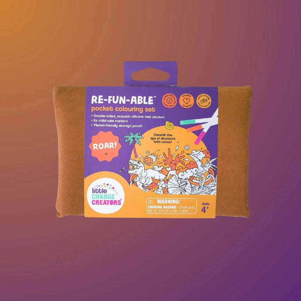 Little Change Creators Pocket Reusable Colouring In Set - Assorted