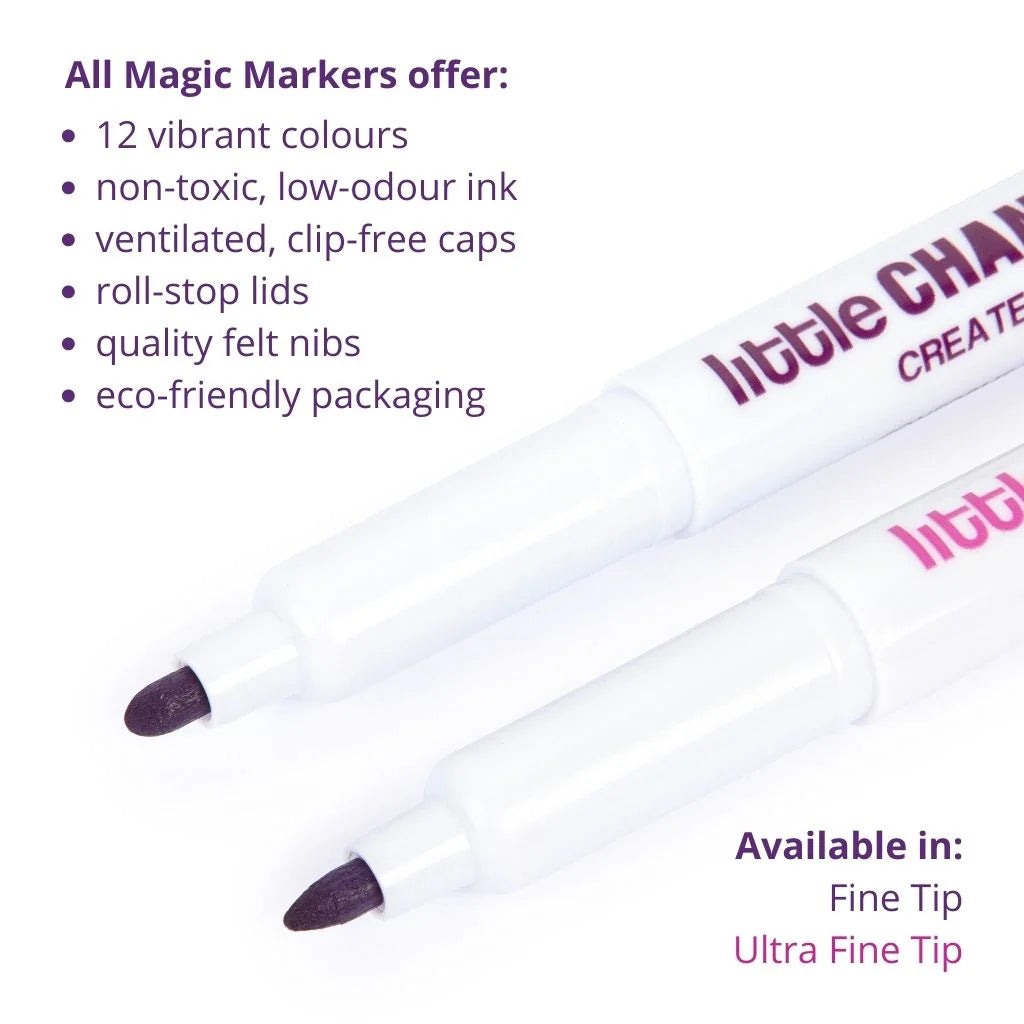 Little Change Creators RE-FUN-ABLE ULTRA FINE TIP - Magic Marker Set