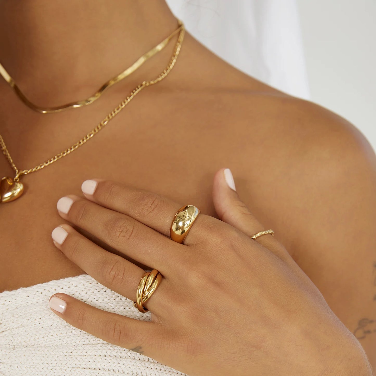 Arms of Eve Sasha Trio Ring || Gold