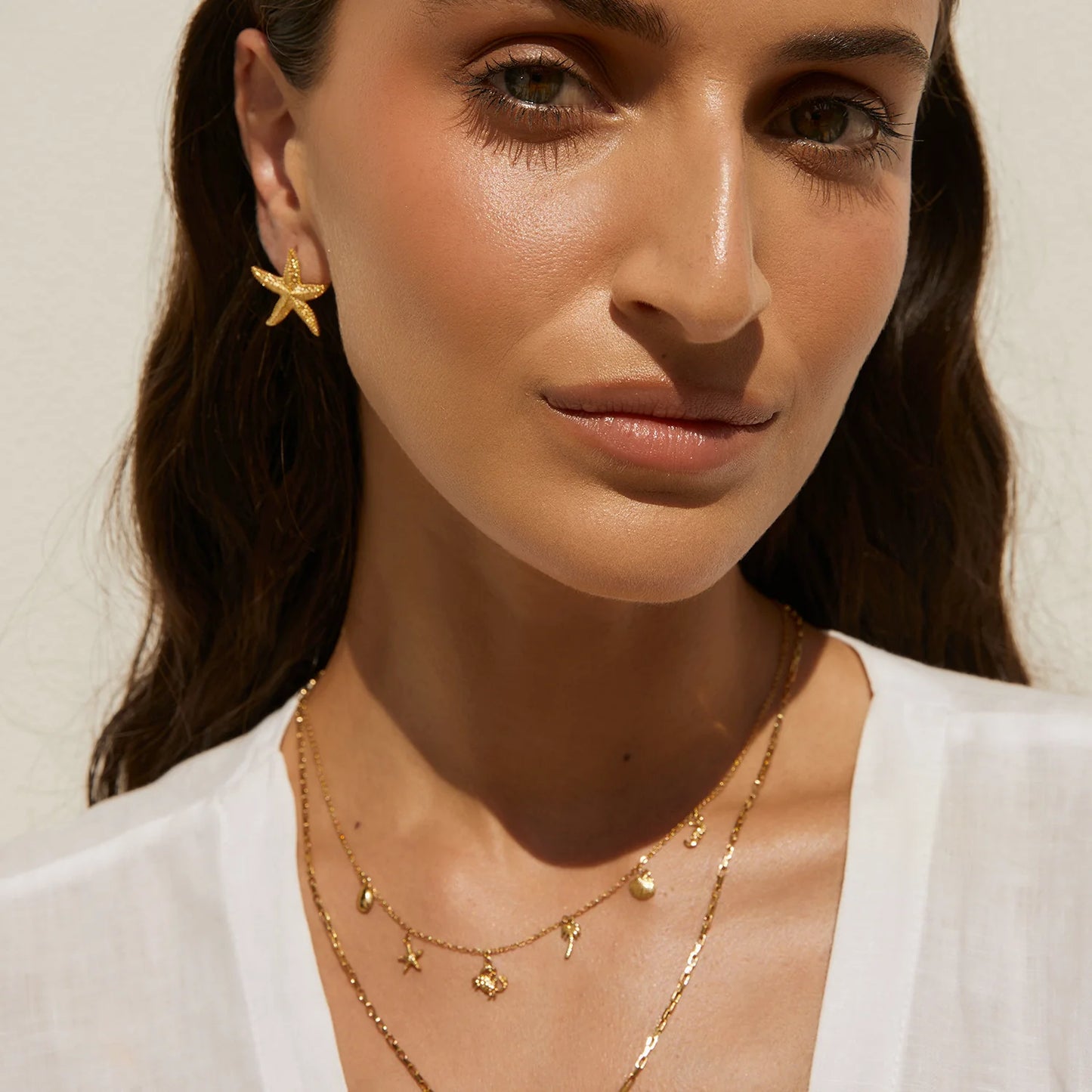 Arms of Eve Mini Siesta Gold Earrings