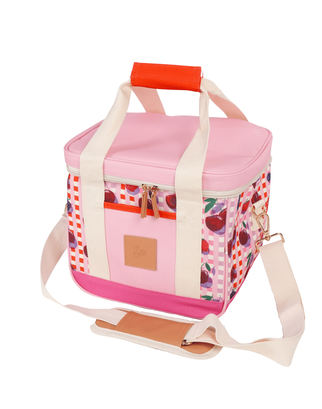 The Somewhere Co Sundae Cherries Midi Cooler Bag