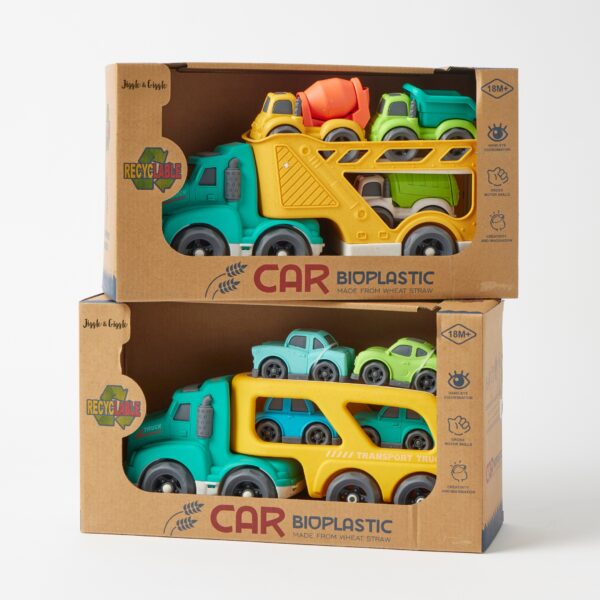 Jiggle & Giggle Bioplastic Vehicle Carrier- Assorted