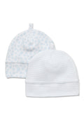 Marquise Premmie Blue Spot/Stripe Beanies