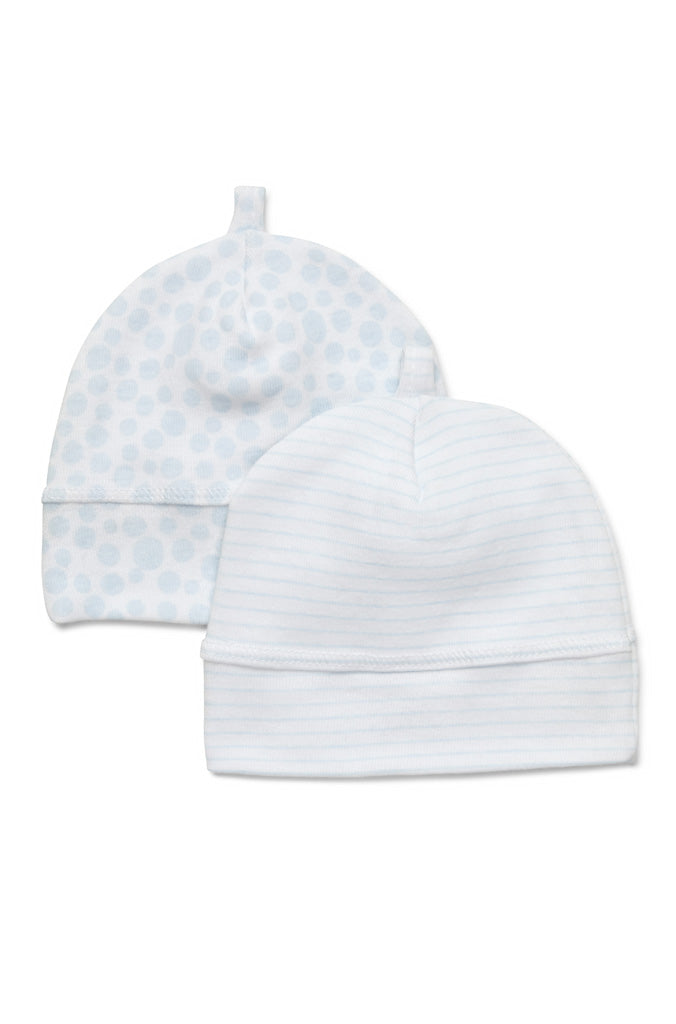 Marquise Premmie Blue Spot/Stripe Beanies