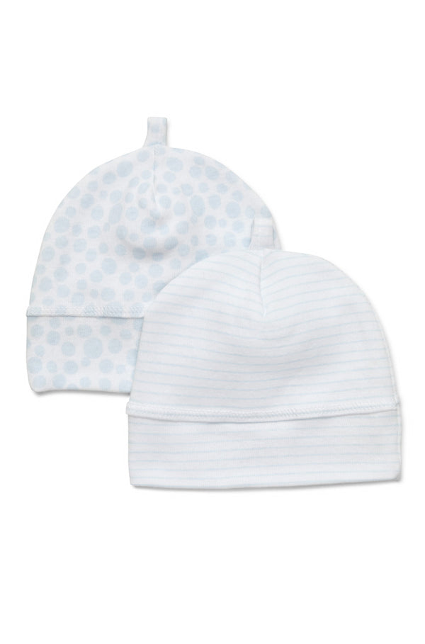 Marquise Premmie Blue Spot/Stripe Beanies