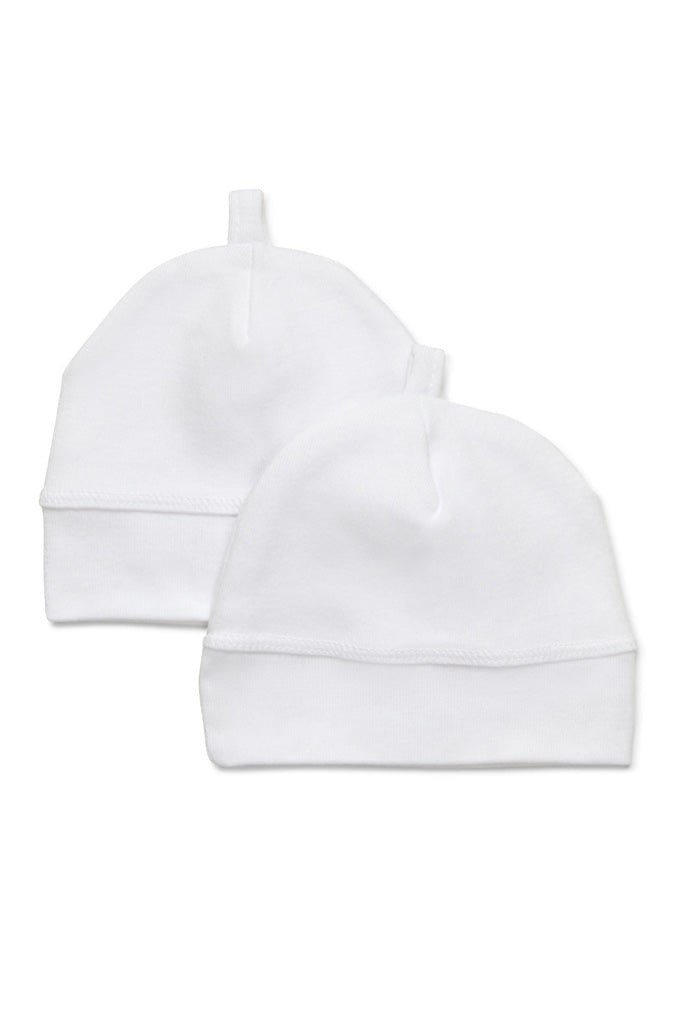 Marquise Premmie White 2 Pack Beanies