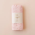 Fox & Fallow Dusty Roses / Petal Stripe Organic Muslin Wrap Set