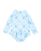 Mini Haha Frankie Long Sleeve Swim Sunsuit