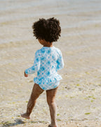 Mini Haha Frankie Long Sleeve Swim Sunsuit