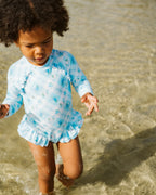 Mini Haha Frankie Long Sleeve Swim Sunsuit