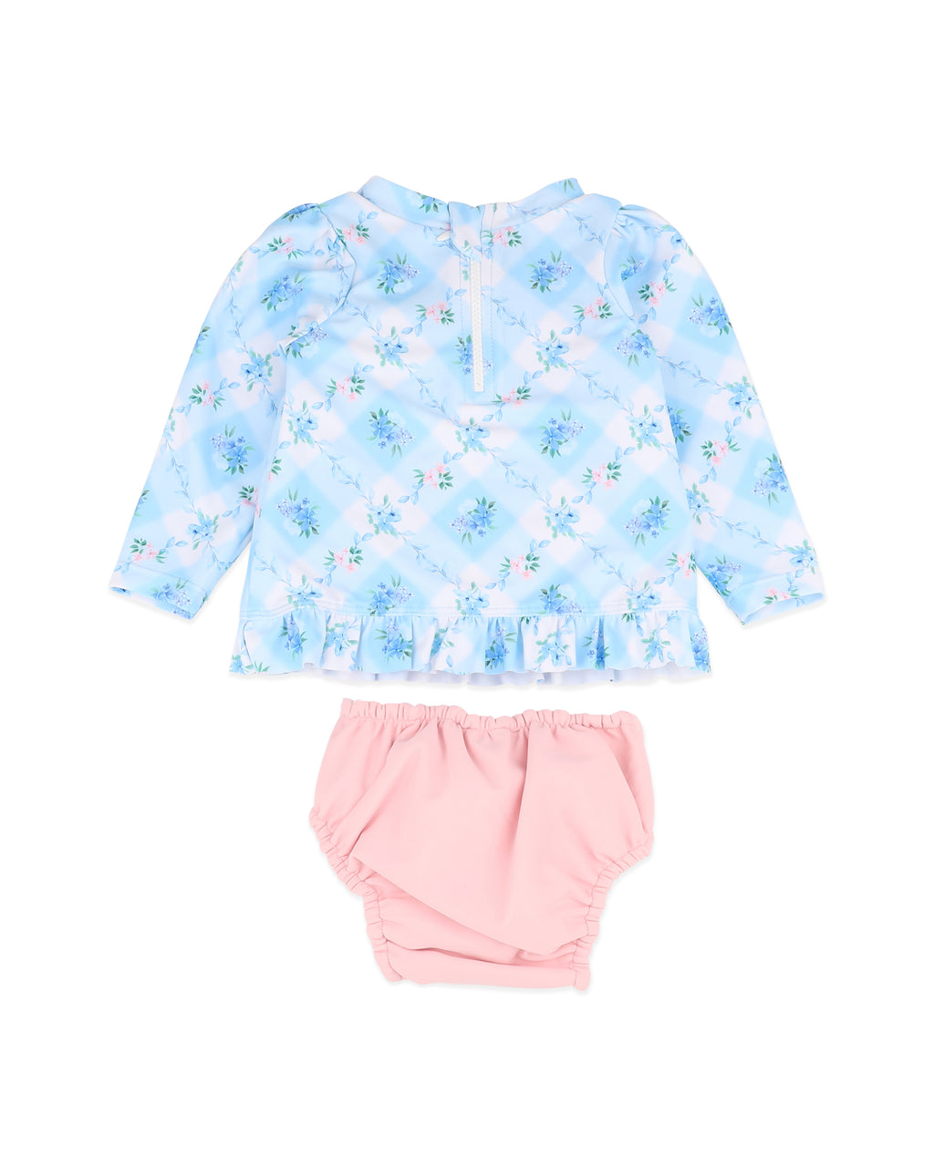 Mini Haha Frankie Long Sleeve Rash & Aqua Nappy Set