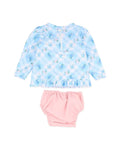 Minihaha Frankie Long Sleeve Rash & Aqua Nappy Set