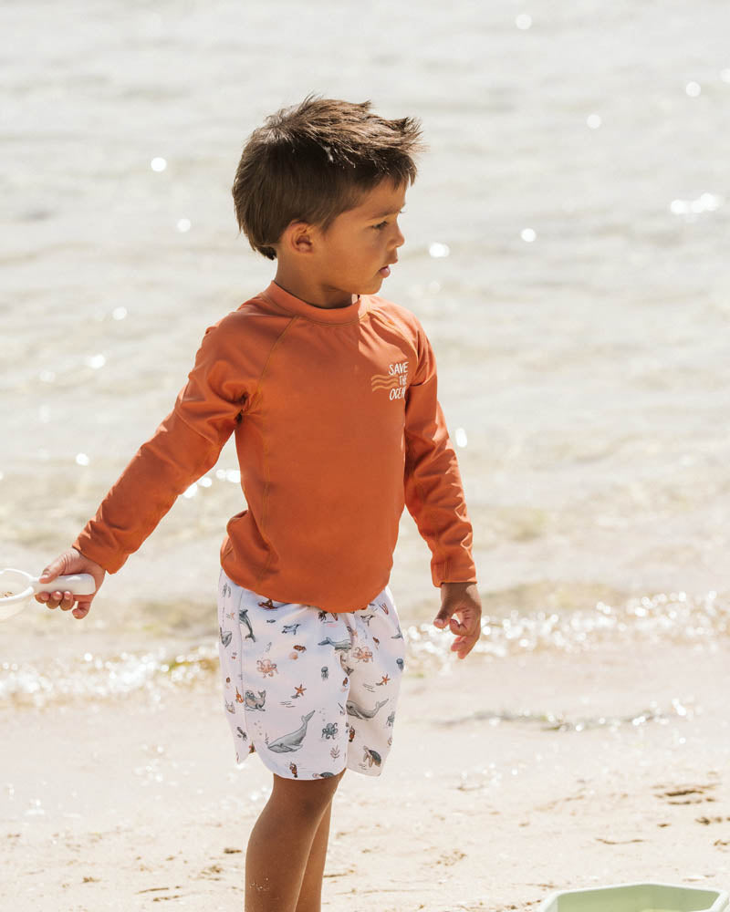 Mini Haha Harvey Long Sleeve Rash Top