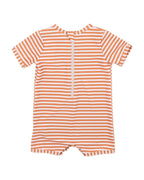 Mini Haha Harvey Stripe Short Sleeve Rash Suit