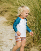 Mini Haha Harvey Long Sleeve Rashie & Trunkset